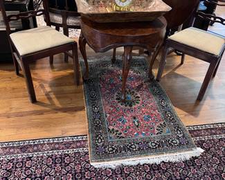 We have I believe eight of these antique chairs
