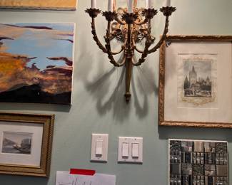 This beautiful wall sconce we have one