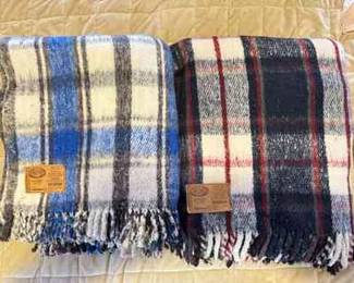 (2) Vaquera 79" X 59" Mexican Blankets
