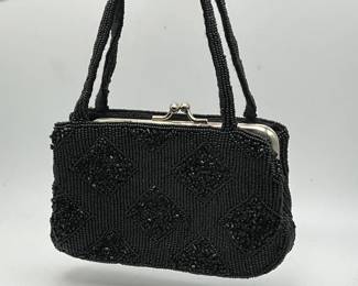 La Regale Sparkling Beaded 6" Clutch Purse
