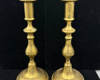 (2) Brass Candlesticks
