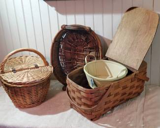 Wicker Basket Lot
