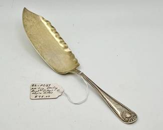 Antique Whiting Div. Gorham Sterling Silver Server 8 1/8" Bead Pattern
