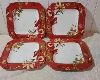 (4) 222 Fifth Fleur Rogue Plates
