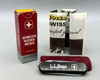 New In Box LL Bean Swiss Executive Knife
