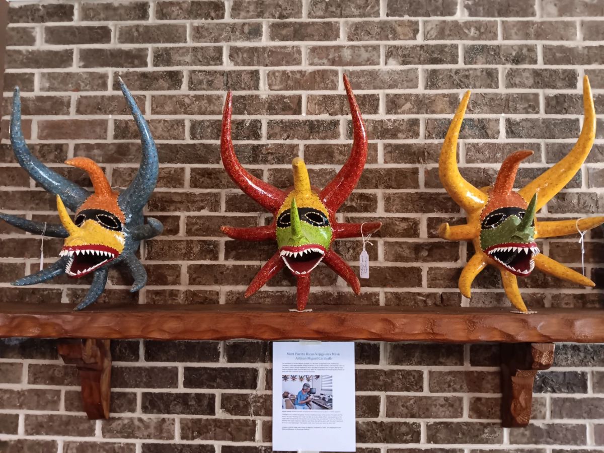 Puerto Rican Vejigantes Mask Artists Miguel Caraballo.