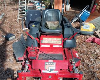 FERRIS ZERO TURN MOWER, 612 hrs. RUNS GREAT WELL MAINTAINED  TAKING BIDS STARTING AT $3000.00. BIDDING ENDS AT 4:00 PM FRIDAY THE 9TH. THE HIGH BIDDER WILL BE CALLED AFTER 4:00 PM  CASH ONLY!