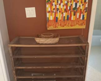 Handmade Primitive style shelf 