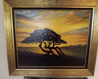 1959 Oil Painting by Ethel Bayer.