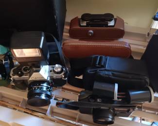 Vintage cameras 
