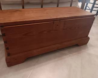 Antique handmade storage trunk.