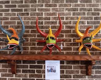 Puerto Rican Vejigantes Mask Artists Miguel Caraballo.