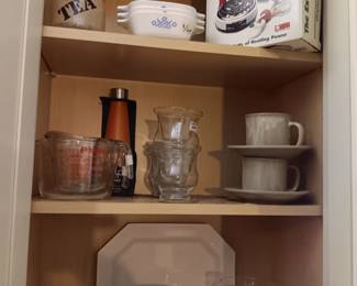 Cornflower corningware, The extra burner and more.