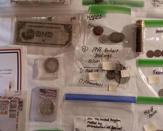 Foreign and  U S currency 