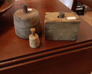 Antique butter molds