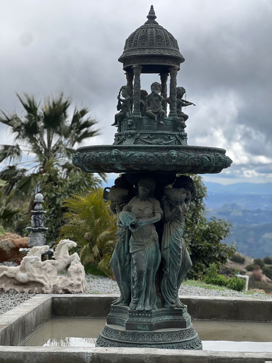 Monumental Bronze Fountain