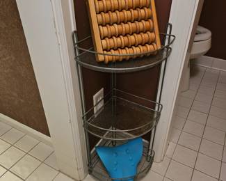 3-Tiered Mesh Corner Shelf!