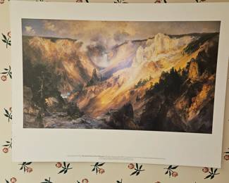 “The Grand Canyon of Yellowstone” Print Thomas Moran