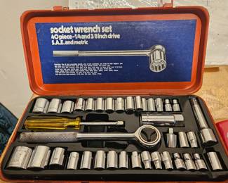 40 Pc Socket Set!