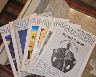 Vintage Sheet Music Magazines!