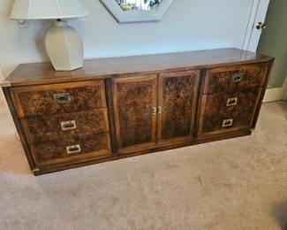 HIckory Mfg Burl Wood Dresser!