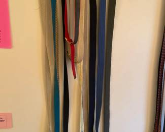 Men's Belts: Christian Dior Brown Embossed Belt W/Brass Buckle,  Pierre Cardin Belt W/Logo Buckle, Etc!