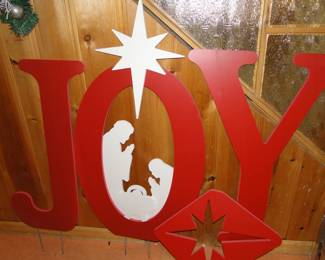 Bring a little J O Y to your yard this holiday season