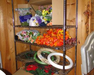 Wreath forms and holiday garlands too