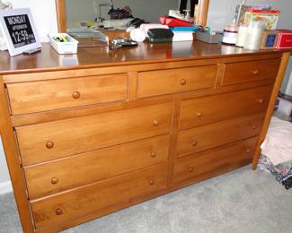 Along with the solid wood matching dresser