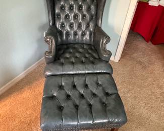 50% OFF PRICE IS $87.50 (CHAIR AND OTTOMAN)