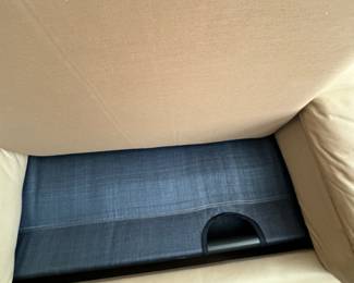 50% OFF PRICE IS $187.50- LEATHER SOFA SLEEPER