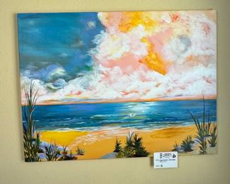 Art from a Local Artist Arrachme Collins. Owner paid $400