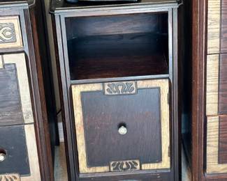 Art Deco Style Bedroom furnishings. Vanity $150. Mirror $50. Night stand $100. Dresser $150