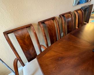 Dining Table with 6 chairs and 2 leafs. $700