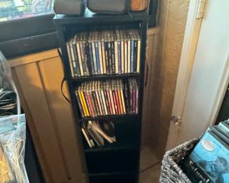 CD's and CD Shelf ---CD's are $1 per CD -Shelf is $15