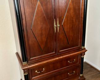 Contemporary Cherry Armoire by Stanley