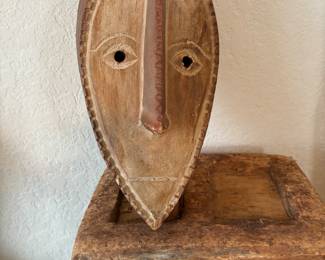 African Wood Fang Ngil Mask
