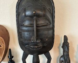 African Wooden Face Mask