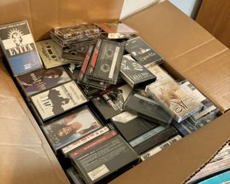 Box full of cassettes (choice)