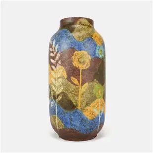 Alvino Bagni for Raymor Italy Floral Art Pottery Vase
