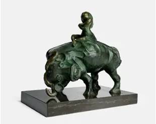 Graciela Rodo Boulanger "Meditation" 1986 Bronze Sculpture
