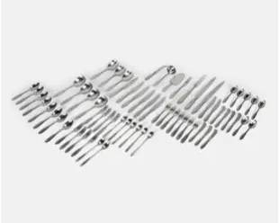 Georg Jensen 1966 Stainless Steel Flatware Set
