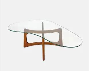 Adrian Pearsall for Craft Associates Walnut Ribbon MCM Coffee Table
