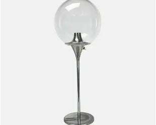 Italian Space Age Chrome Table Lamp
