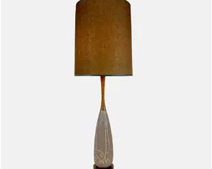 50s Raymor Mid Century Modern Ceramic Giraffe Table Lamp
