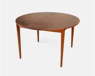 Henry Rosengren Hansen for Brande Mobelindustri Teak Dining Table w/Extension Leaves
