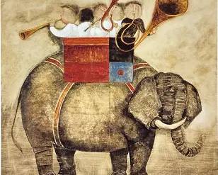 Graciela Rodo Boulanger "Le Voyage Imaginaire" 1988 Etching
