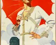 Ludwig Hohlwein 1930s SUMMER IN GERMANY Original Art Deco Advertising Travel Poster
