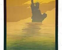 Original WWI 1917 "Pour la Liberte du Monde / For the Freedom of the World" National Loan Framed
