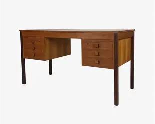 Domino Mobler Danish Modern Teak Writing Desk
